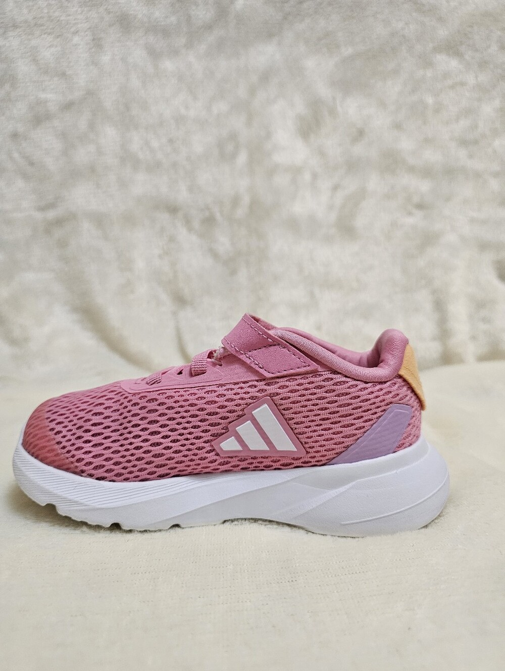 Adidas Duramo SL l'Bliss Pink Sneakers Shoes Girls Toddler Child Sz 9 Kids - Picture 10 of 14